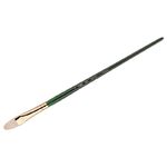 Кисть художественная щетина Гамма "Пейзаж", плоскоовальная №9, длинная ручка