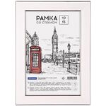 Рамка пластиковая 10*15см, OfficeSpace "Color", розовый