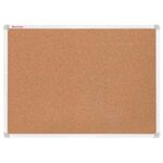 Доска пробковая 70х50 см, алюминиевая рамка, ГАРАНТИЯ 10 ЛЕТ, РОССИЯ, BRAUBERG, 238187