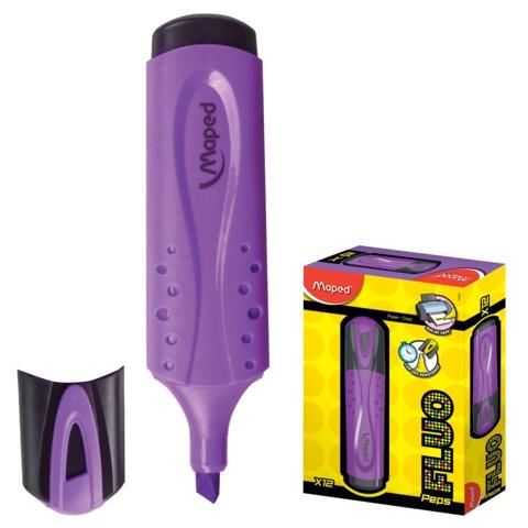 Текстовыделитель MAPED (Франция) "Fluo Peps Classic", ФИОЛЕТОВЫЙ, линия 1-5 мм, 742531