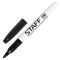 Маркер стираемый для белой доски STAFF "EVERYDAY" WBM-093, ЧЕРНЫЙ, 2,5 мм, тонкий корпус, 151093