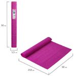Бумага гофрированная/креповая (ИТАЛИЯ) 180 г/м2, 50х250 см, цикламен (572), BRAUBERG FIORE, 112636