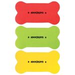 Стиратели магнитные для магнитно-маркерной доски ЮНЛАНДИЯ "Косточка", 55х110 мм, КОМПЛЕКТ 3 ШТ., ассорти, 237503