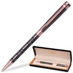 Ручка подарочная шариковая GALANT "Vitznau", корпус серый, золотистые детали, пишущий узел 0,7 мм, синяя, 141664