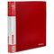 Папка на 4 кольцах, ширина 25 мм, BRAUBERG EXTRA, до 170 листов, КРАСНАЯ, 0,7 мм, 270545