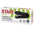 Степлер №10 STAFF "EVERYDAY", до 12 листов, с антистеплером, черный, 228735