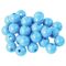 Бусины для творчества "Шарики", 8 мм, 30 грамм, бирюзовые, светло-голубые, голубые, ОСТРОВ СОКРОВИЩ, 661236