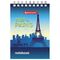 Блокнот МАЛЫЙ ФОРМАТ А7 75х105 мм, 40 л., гребень, картон, клетка, BRAUBERG, "Города", 129856
