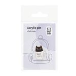 Значок акриловый MESHU "Catincup", прямая УФ-печать, 2,3*3,0см