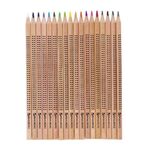 Карандаши цветные BRAUBERG "Цветы", набор 18 цветов, трехгранные, лакированное дерево, 181289