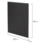 Пенокартон матовый, 30х40 см, толщина 5 мм, черный, КОМПЛЕКТ 5 листов, BRAUBERG, 112469