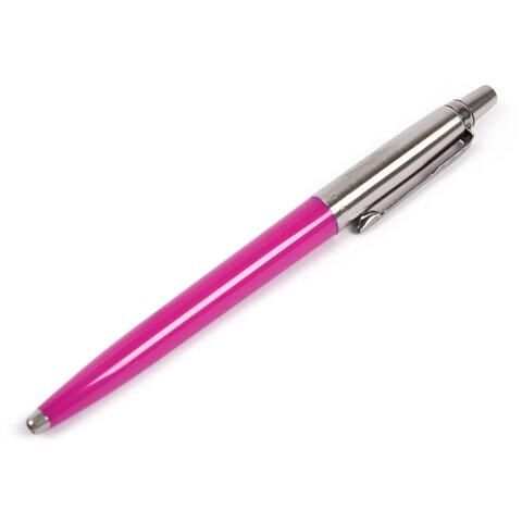 Ручка шариковая PARKER "Jotter Orig Magenta", корпус розовый, нержавеющая сталь, блистер, синяя, 2075996