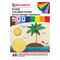 Цветная бумага А4 БАРХАТНАЯ, 8 листов 8 цветов, 110 г/м2, BRAUBERG, 124726