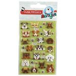 Наклейки ЛИПУНЯ "Зефирные собаки 3", с европодвесом, MMS037N