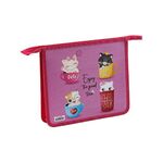 Папка для тетрадей 1 отделение, А5, ArtSpace "Cuties", 240*200*40мм, пластик, на молнии