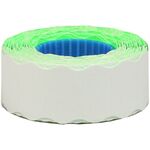 Этикет-лента OfficeSpace, 22*12мм, волна, зеленая, 800 этикеток