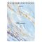 Блокнот А5 (146х206 мм), 60 л., гребень, картон, клетка, BRAUBERG, "Мрамор", 114360