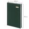 Ежедневник датированный 2024 145х215 мм, А5, STAFF, обложка бумвинил, зеленый, 115138