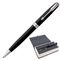 Ручка шариковая PARKER "Sonnet Core Matt Black CT", черный матовый лак, палладий, черная, 1931524