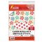 Цветная бумага, А4, офсетная САМОКЛЕЯЩАЯСЯ, 5 листов 5 цветов, "ЦВЕТЫ", 80 г/м2, ОСТРОВ СОКРОВИЩ, 210х297 мм, 129304