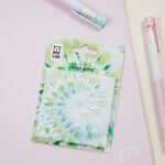 Самоклеящийся блок MESHU "Candy color", 75*75мм, 50л., европодвес, Lime