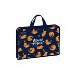 Папка с ручками 1 отделение, А4 Berlingo "Meow power", 340*245*40мм, пластик, на молнии