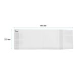 Обложка 215*685 для альбомов и тетрадей, горизонтальная, универсальная, ArtSpace, ПВХ 80мкм, ШК