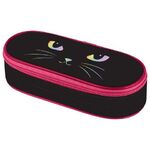 Пенал-футляр BRAUBERG, 1 отделение, органайзер, полиэстер, 22x9x5 см, "Cat eye", 271585