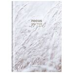 Бизнес-блокнот А5, 80л., OfficeSpace "Моноколор. Field grass", матовая ламинация, выб. лак