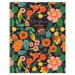 Дневник 5-11 класс 48 л., твердый, BRAUBERG, выборочный лак, с подсказом, "Цветы", 106410