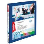 Папка на 4 кольцах Berlingo, панорама, 35мм, ПВХ, синяя