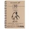 Скетчбук, белая бумага 150 г/м2, 148х210 мм, 30 л., гребень, BRAUBERG ART CLASSIC, 128950