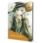 Аниме-блокнот (в ведьминском колпаке, оранжевый)