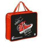 Папка на молнии с ручками ЮНЛАНДИЯ А4, 1 отделение, пластик, ширина 80 мм, "Urban Style", 271464