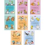 Блокнот МАЛЫЙ ФОРМАТ А6 105х145 мм, 24 л., скоба, ламинированная бумага, HATBER, Животные, 24Б6В1