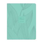 Дневник 1-11 кл. 48л. ЛАЙТ ArtSpace "Pretty leaves", иск. кожа, тиснение фольгой, ляссе