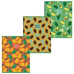 Тетрадь А4, 96 л., STAFF "Basic" скоба, клетка, офсет №2 ЭКОНОМ, обложка картон, "Fruity", 404069