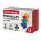 Зажимы для бумаг BRAUBERG, КОМПЛЕКТ 12 шт., 19 мм, на 60 листов, цветные, картонная коробка, 224470