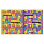 Тетрадь А5, 96 л., ПЗМБ, гребень, клетка/линия, TWIN лак, перевёртыш (4 обложки), "Легко!", 028541