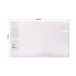 Обложка 215*360 для дневников и тетрадей, универсальная с липким слоем, ArtSpace, ПП 40мкм, ШК