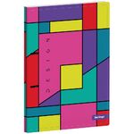 Папка на 2 кольцах Berlingo "Color Block", 24мм, 600мкм, с рисунком, D-кольца, с внутр. карманом