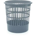 Корзина для бумаг STAFF "Basic" сетчатая, 9 л, серая, 237916