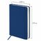 Ежедневник датированный 2024 А5 138x213 мм, BRAUBERG "Flap", под кожу, органайзер, синий, 114968