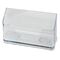 Подставка для визиток настольная BRAUBERG "CONTRACT", на 50 визиток, 100х40х65 мм, прозрачная, 232287