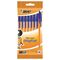 Ручки шариковые BIC "Orange Fine", НАБОР 8 шт., СИНИЕ, линия письма 0,32 мм, пакет, 919228