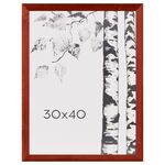 Рамка деревянная 30*40см, OfficeSpace, С21, красный