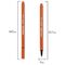 Ручка капиллярная (линер) BRAUBERG "Aero", ОРАНЖЕВАЯ, трехгранная, металлический наконечник, линия письма 0,4 мм, 142249