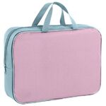 Папка на молнии с ручками STAFF EVERYDAY А4, 1 отделение, полиэстер, 80 мм, нежно-розовый, 271488