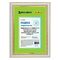 Рамка 21х30 см, пластик, багет 30 мм, BRAUBERG "HIT4", белая с двойной позолотой, стекло, 390992