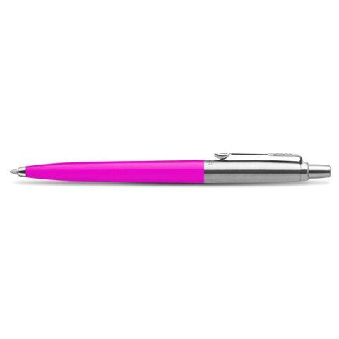 Ручка шариковая PARKER "Jotter Orig Magenta", корпус розовый, нержавеющая сталь, блистер, синяя, 2075996